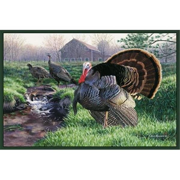 Custom Printed Rugs TURKEY Turkey Wildlife Rug